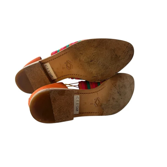 Donald Pliner Colorful Slip On Shoes Size 8 Casual Women's Flats Summer - Picture 6 of 6